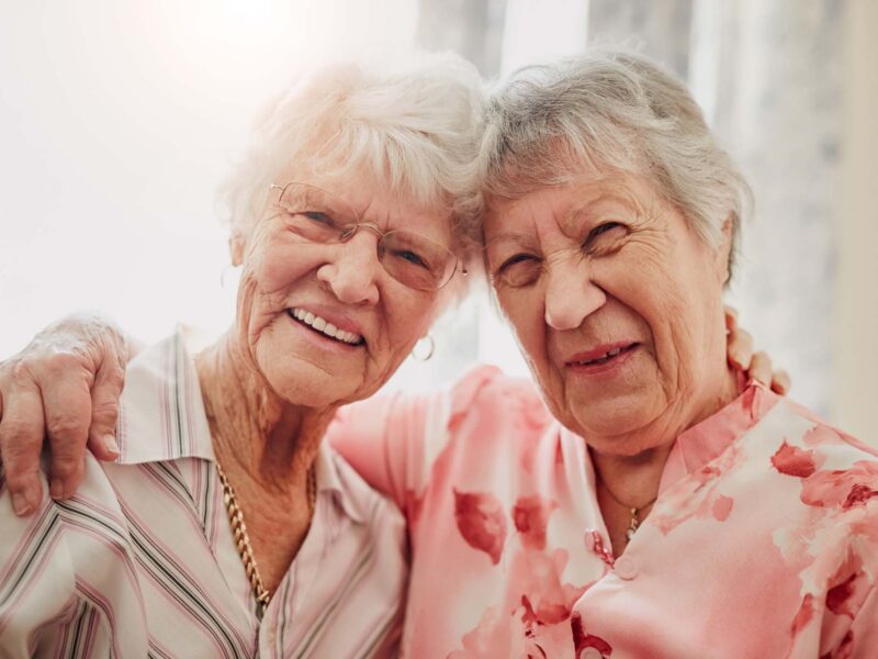stock photo of sisters