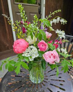 flowers on table
